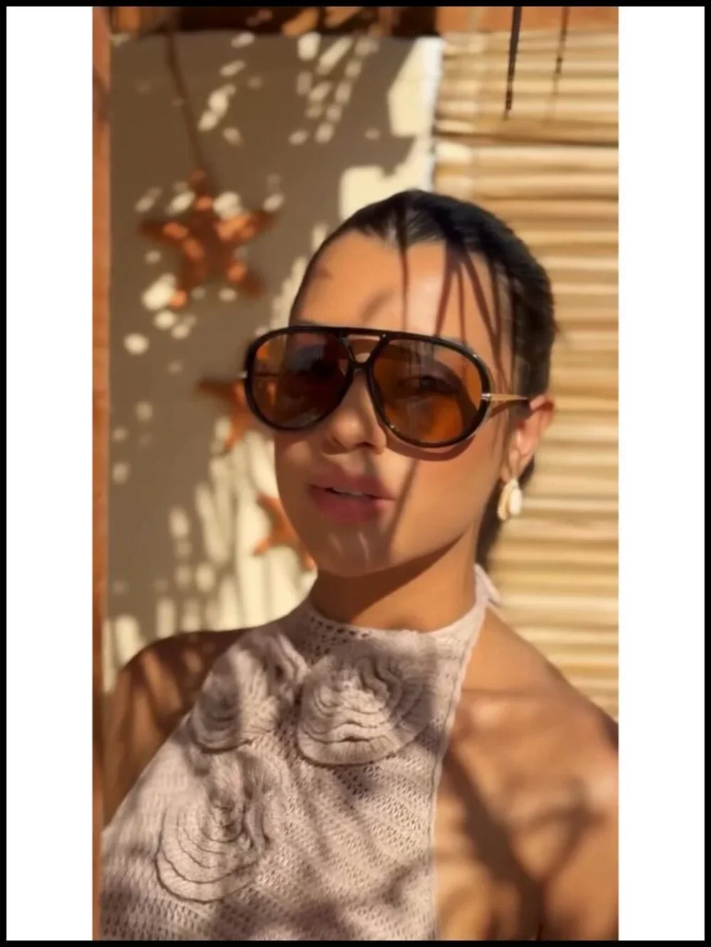 Oversized Aviator Sunglasses Women Men Vintage Retro Metal Shield UV400